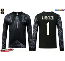 Brazylia Alisson Becker #1 Bramkarskie Koszulka Podstawowa MŚ 2026 Długi Rękaw